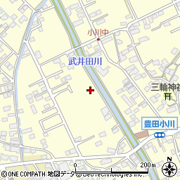 長野県諏訪市豊田小川周辺の地図