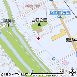 長野県諏訪市四賀普門寺495周辺の地図