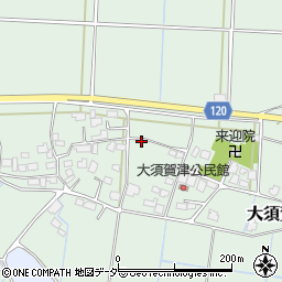 茨城県稲敷郡美浦村大須賀津周辺の地図