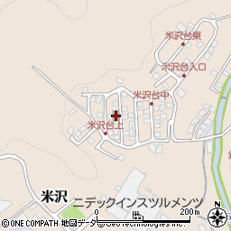 米沢台区事務所周辺の地図