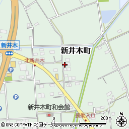 茨城県常総市新井木町239周辺の地図