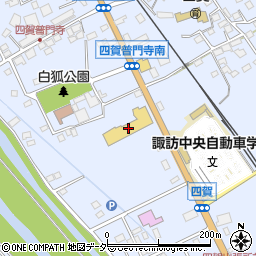 長野トヨタ自動車諏訪店周辺の地図