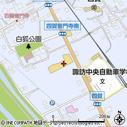 長野県諏訪市四賀普門寺452周辺の地図