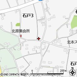 埼玉県北本市石戸3丁目192周辺の地図