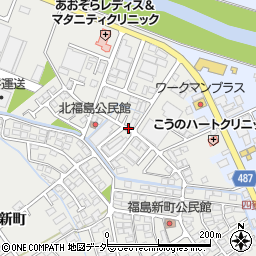 北福島入口周辺の地図