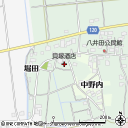 貝塚酒店周辺の地図