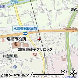 茨城県常総市水海道諏訪町3124周辺の地図