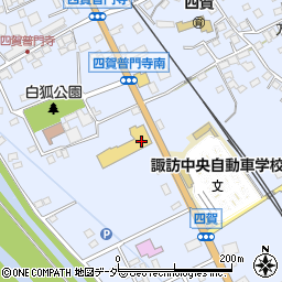 トヨタレンタリース長野諏訪店周辺の地図