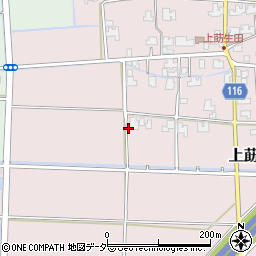 福井県福井市上莇生田町周辺の地図
