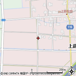 福井県福井市上莇生田町周辺の地図