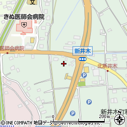 茨城県常総市新井木町115周辺の地図