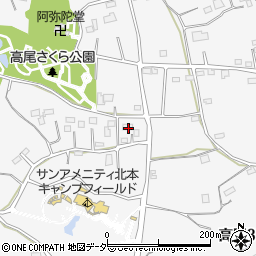 埼玉県北本市高尾9丁目240周辺の地図