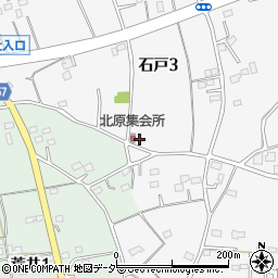埼玉県北本市石戸3丁目156周辺の地図