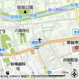 茨城県常総市水海道諏訪町3286周辺の地図