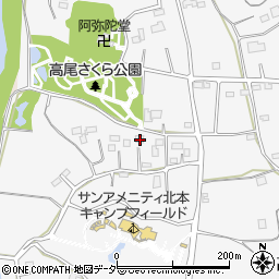 埼玉県北本市高尾9丁目248周辺の地図