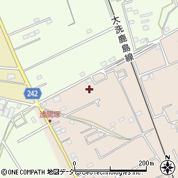 茨城県鹿嶋市荒野1492-11周辺の地図