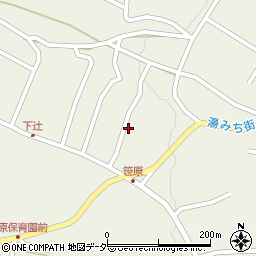 長野県茅野市湖東笹原1127周辺の地図