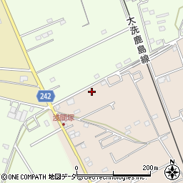 茨城県鹿嶋市荒野1492-4周辺の地図