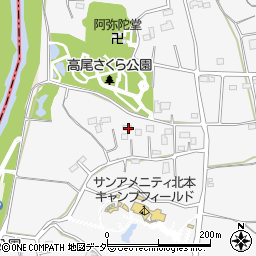 埼玉県北本市高尾9丁目251周辺の地図