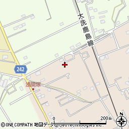 茨城県鹿嶋市荒野1492周辺の地図