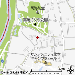 埼玉県北本市高尾9丁目261周辺の地図
