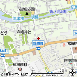 茨城県常総市水海道橋本町3287周辺の地図