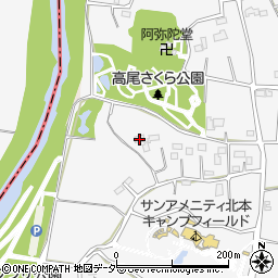 埼玉県北本市高尾9丁目264周辺の地図