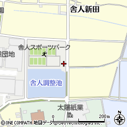 桶川市役所　舎人スポーツパーク周辺の地図