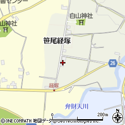 福井県勝山市平泉寺町笹尾経塚25周辺の地図