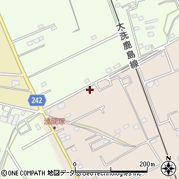 茨城県鹿嶋市荒野1492-10周辺の地図