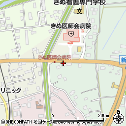 きぬ医師会訪問看護ステーション周辺の地図