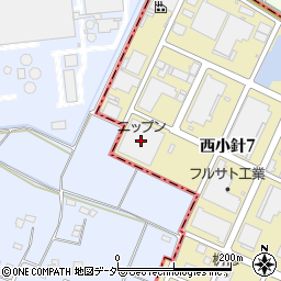 鈴与シンワ物流株式会社　伊奈営業所周辺の地図