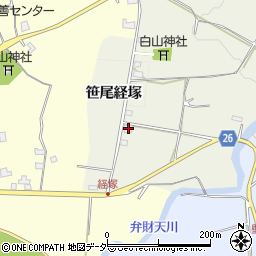 福井県勝山市平泉寺町笹尾経塚25-79周辺の地図