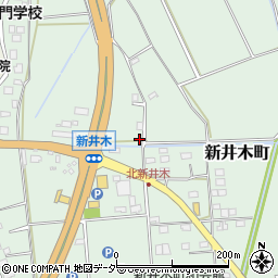 茨城県常総市新井木町190-1周辺の地図