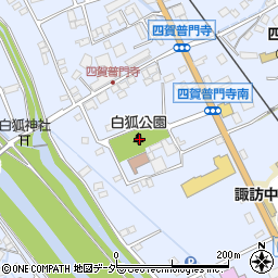 長野県諏訪市四賀普門寺391周辺の地図
