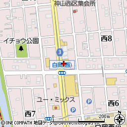 日産サティオ埼玉白岡店周辺の地図
