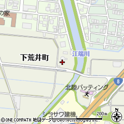 福井市水道江端浄水場周辺の地図