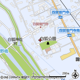 長野県諏訪市四賀普門寺381周辺の地図