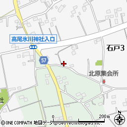 埼玉県北本市石戸3丁目113周辺の地図