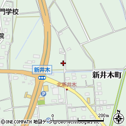 茨城県常総市新井木町190周辺の地図