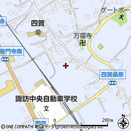 長野県諏訪市四賀普門寺542周辺の地図