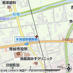 茨城県常総市水海道橋本町3127周辺の地図
