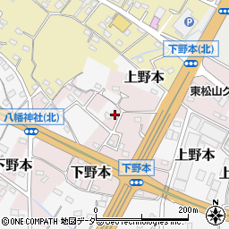 向山街区公園周辺の地図