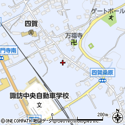長野県諏訪市四賀普門寺540周辺の地図