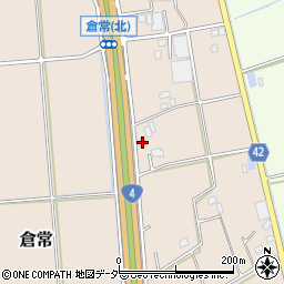 埼玉県春日部市倉常611周辺の地図