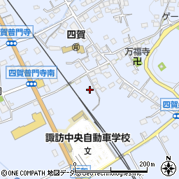 長野県諏訪市四賀普門寺440-1周辺の地図
