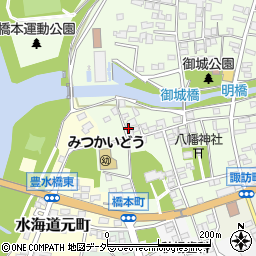 茨城県常総市水海道橋本町3263周辺の地図