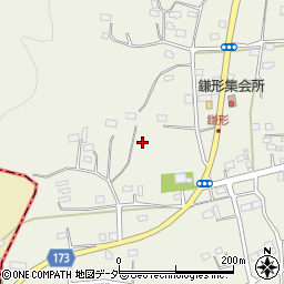 埼玉県嵐山町（比企郡）鎌形周辺の地図