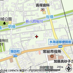 茨城県常総市水海道橋本町3297周辺の地図