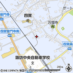 長野県諏訪市四賀普門寺545周辺の地図